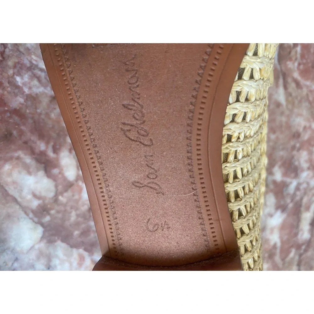Sam Edelman Women's‎ Lowell Natural/Raffia Loafers Size 6.5 EUC! $160